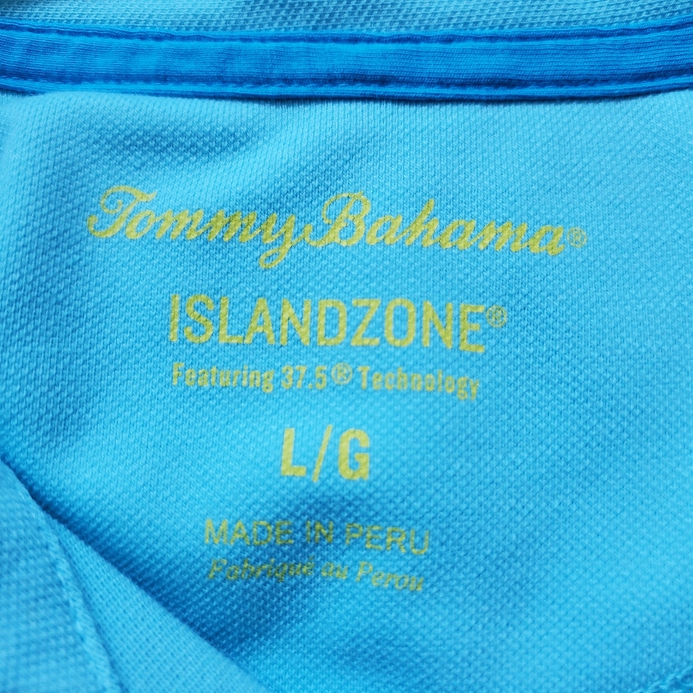 Tommy Bahama Sleeveless Polo Island Zone Top.  Size Large - Picture 5 of 6